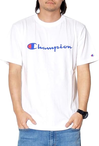 Amazon | [チャンピオン] Tシャツ メンズ ベーシックTシャツ